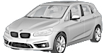 BMW F45 P223C Fault Code